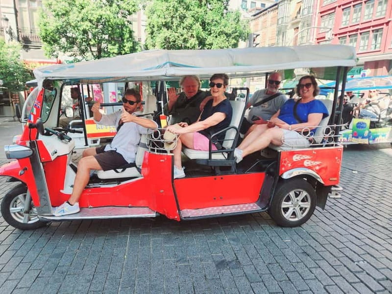 1.5-hour Tuk Tuk Tour in Madrid - Starting at the Royal Palace and Almudena Cathedral: power and ceremony