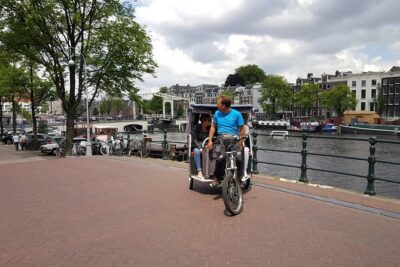 1,5 hours Amsterdam Rickshaw Tour - The route logic: Canal Ring + Jordaan-style streets