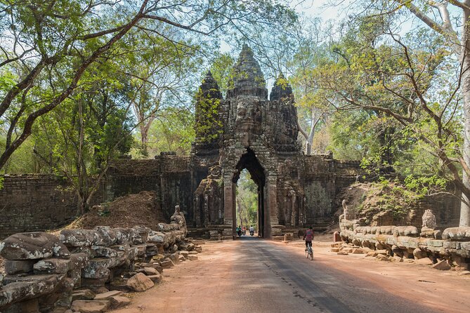 1-Day private Angkor Temple Tour by Tuk Tuk from Siem Reap - Angkor Thom South Gate, Bayon faces, and Baphuon’s scale