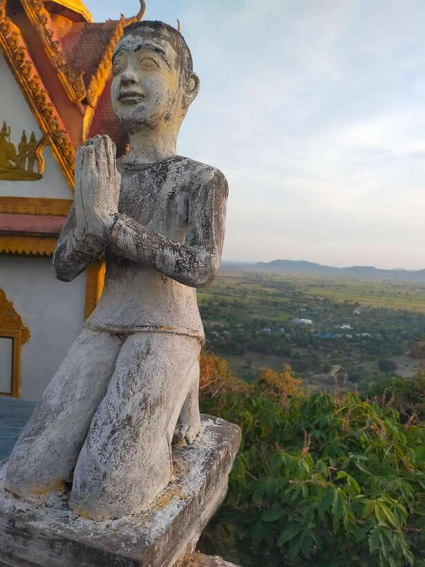 A Day TukTuk Bambootrain, Banan, Killing & Bat Caves, Sunset - Phnom Sampou and the Killing Cave: A Sobering Khmer Rouge Lesson