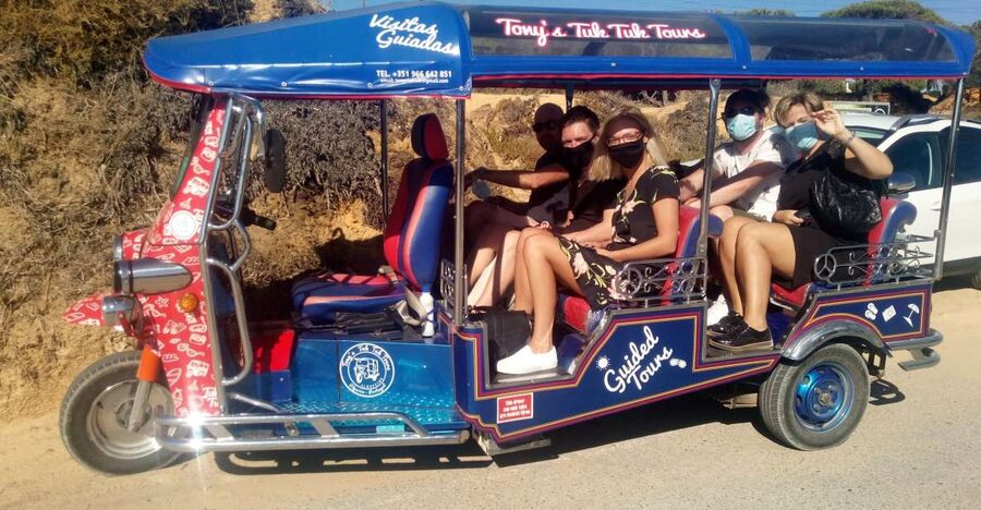 Albufeira: Benagil Caves & Senhora da Rocha Tour by Tuk Tuk - Carvoeiro Cliffs: Why This Stretch Feels Special