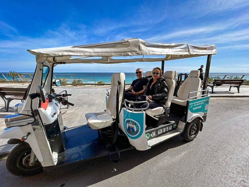 Alicante Tuk Tuk Overview Tour - From Plaza Puerta del Mar to Lucentum Roman streets