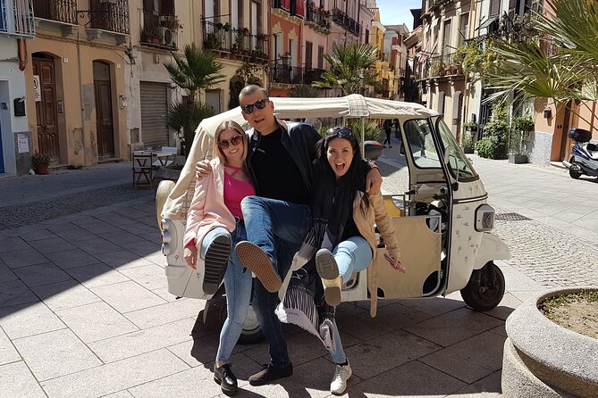Apelisetta tuk tuk: 1 tour of Cagliari - How Much Is $48.39 Worth for an Hour in Cagliari?