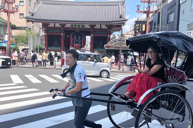Asakusa, Tokyo: Rickshaw Experience and Highlights Walking tour - Hoppy Street: When Asakusa Turns Into Food and Night-Out Energy