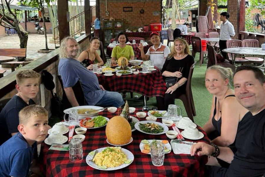 Authentic Mekong Delta: Tuk Tuk, Rowing Boat, Biking Tour - Lunch by the riverside: where the $18 value actually shows up