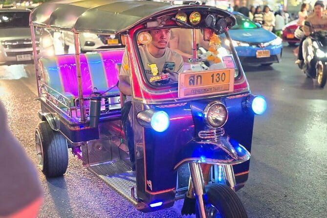 Bangkok: A 4 Hours Tuk Tuk Sightseeing Tour At Iconic Landmarks - Wat Arun From the Ferry: Temple of the Dawn Without the Entry Pressure