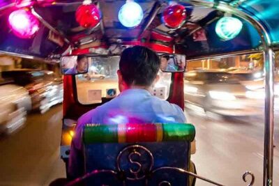Bangkok by Night Tuk Tuk Tour: Markets, Temples & Food - Meeting at 6:00 pm and Getting Around in a 3-Person Tuk-Tuk