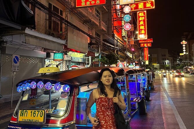 Bangkok : Sunset Food tour by Tuk Tuk boat with big Buddha view - Key highlights you’ll feel right away