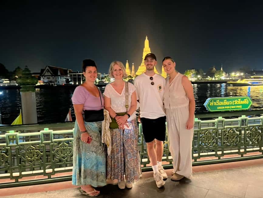 Bangkok: Tuk Tuk Adventure Chinatown Michelin Food & Temples - River Temples and Golden Rooftops: Wat Arun and the Wat Pho / Grand Palace Area