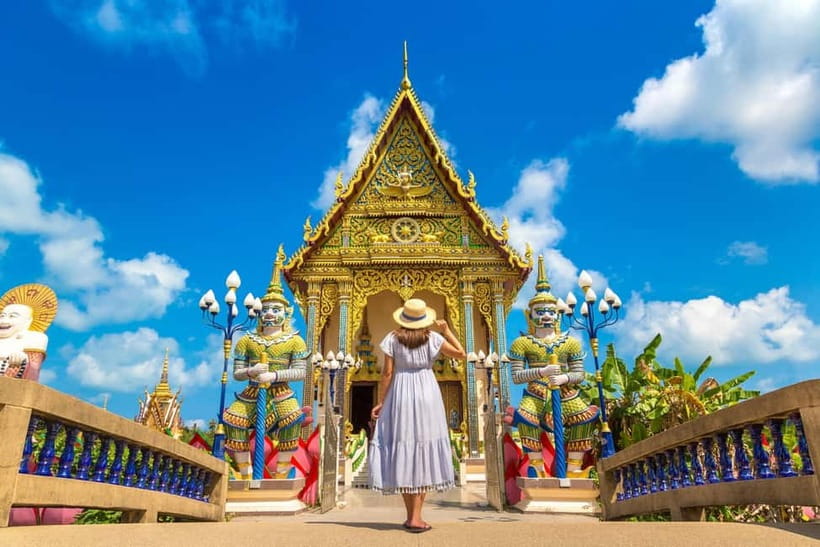 Bangkok Tuk-Tuk City Sightseeing Tour - Wat Pho From the Outside, Plus Wat Arun Views Across the River