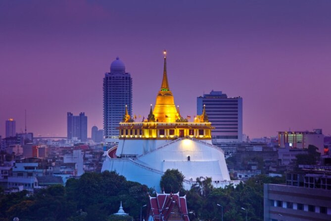 Bangkok Tuk Tuk Tour - Hotel-pickup & Dinner - Stop 2: Golden Mount (Wat Saket) and the 344 steps check