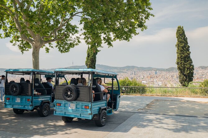 Barcelona 2 Hours Private Tuk-Tuk Tour - Plaça de Espanya gateway to Montjuïc (and the Magic Fountain area)