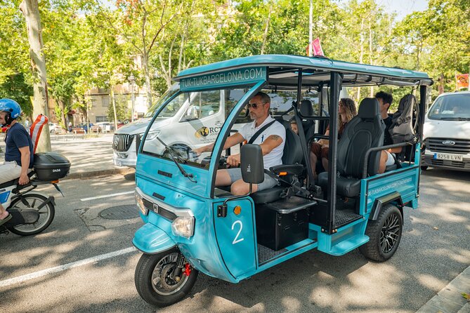 Barcelona Panoramic Private Tuk Tuk Tour - La Barceloneta and Port Olímpic: sea breeze, narrow streets, Olympic-era structure