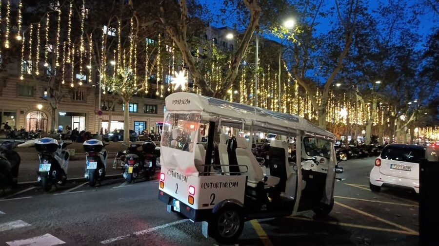 Barcelona: Private Christmas Lights Tour by Eco Tuk Tuk - Guide energy: when Jose or Gianluca sets the tone