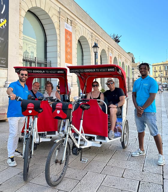 Bari: Old Town Guided Eco-Friendly Rickshaw Tour - Velo Service and getting set up fast