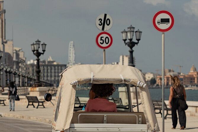 Bari Tuk Tuk tour along the coast - Stop 2: Teatro Margherita—Liberty-style theater on the water