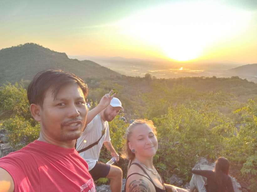 Battambang: Bamboo Train, Bat Cave, Killing Cave by Tuk Tuk - The Suspension Bridge Moment: Legs-First Battambang