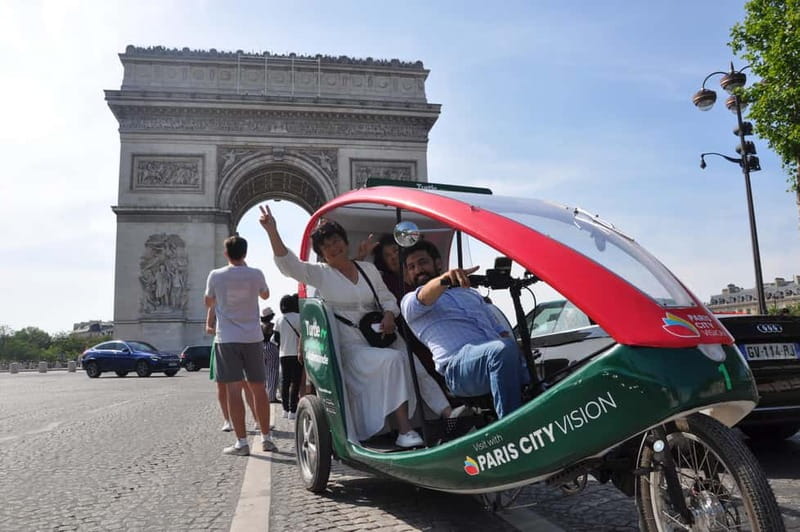 Best of Paris Private Rickshaw bike Tour with guide - Assembly, Place Vendôme, Palais Garnier, and the Louvre Return
