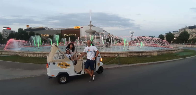 Bucharest: Best of Bucharest Private Tuk-Tuk Tour - CEC Palace, Parliament photos, and the shock of scale