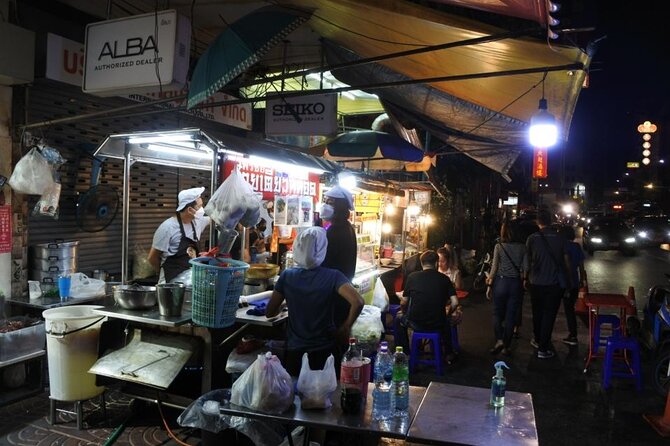 Chinatown Street Food Night Tour by Tuk Tuk in Bangkok - Giant Swing (Sao Chingcha) at night: a quick landmark break that adds meaning