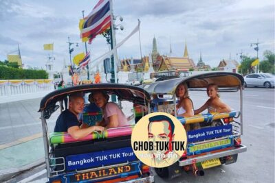 CHOB TUK TUK + Canal + Food Tasting - Stop 1: Bangkok Noi Canal Ride, Wat Aun Views, and the Pak Khlong Talad Walk