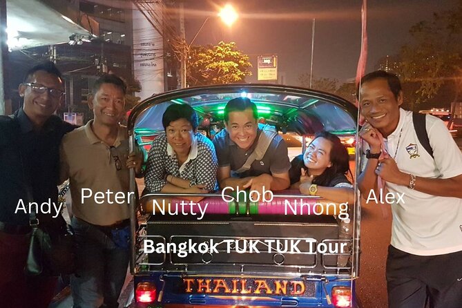 CHOB TUK TUK + Canal + Food Tasting - Stop 3: Phahurat (Little India) by Tuk-Tuk Through Old Bangkok Streets
