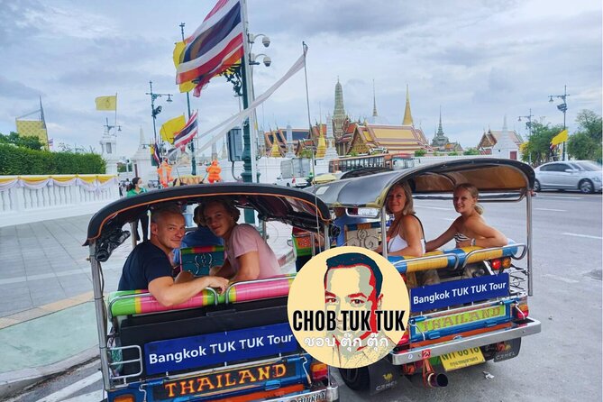 CHOB TUK TUK + Canal + Food Tasting - Stop 1: Bangkok Noi Canal Ride, Wat Aun Views, and the Pak Khlong Talad Walk