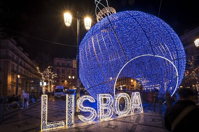 Christmas Lights Lisbon Tour with a Local in Private Eco Tuk Tuk - Bairro Alto after dark: cobblestones, fado venues, and tight street viewpoints