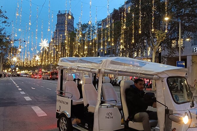 Christmas Lights Tour of Barcelona in Private Eco Tuk Tuk - Key things I’d watch for