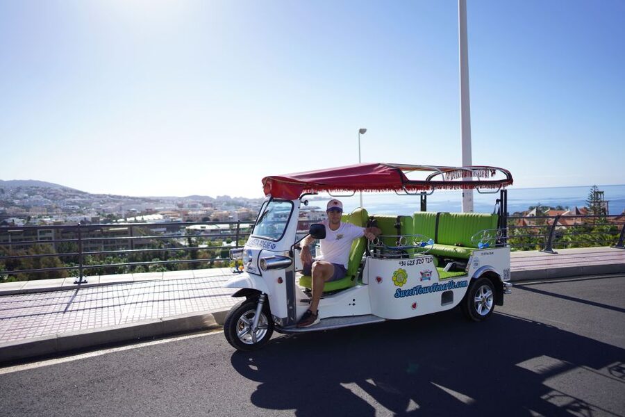 Costa Adeje: Secret Volcano Tuk Tuk Tour - Scenic views on the way: what you learn while you’re moving