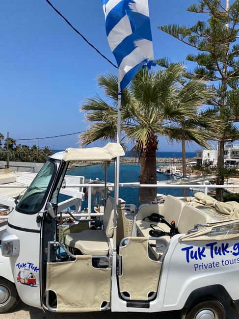 Crete: Malia, Potamos Beach, and Sissi Tuk Tuk Tour - Passing the Malia Palace: Minoan Impressions Without the Time Sink