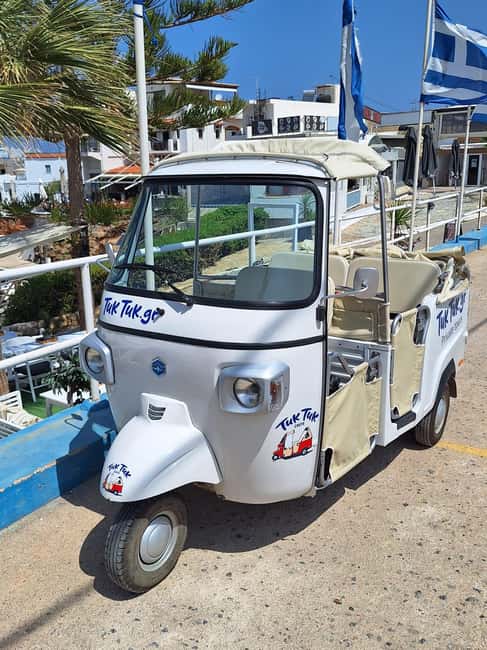 Crete: Malia, Potamos Beach, and Sissi Tuk Tuk Tour - Old Town Malia to Stalis Beach Road: Tradition Meets Late-Day Energy