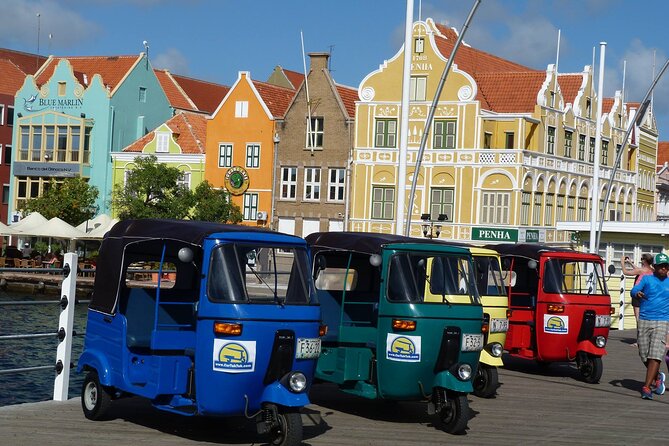 Curacao TukTuk City Tour - The Floating Market and bridges together: how you get city orientation fast