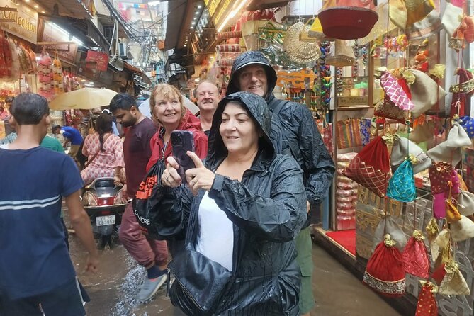 Delhi City Tour: Old Delhi, Markets, Monuments & Street Food Walk - Chawri Bazaar and the tuk tuk/rickshaw ride: small streets, big energy