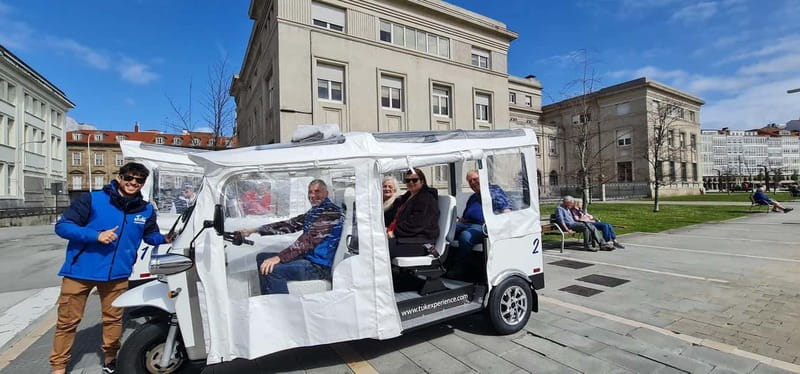 Discover Coruña: 60-Minute Private Tuk-Tuk Tour - Palexco meeting point: how to find your tuk-tuk fast
