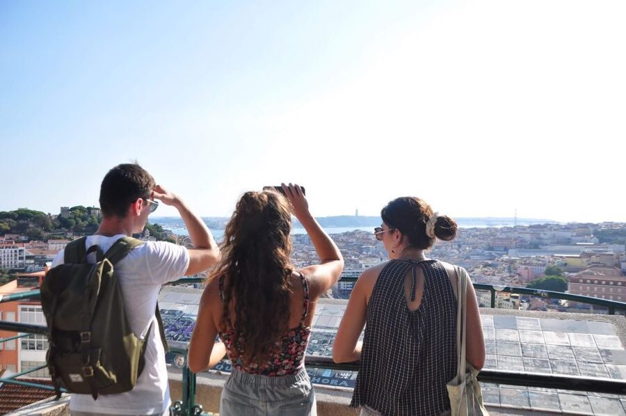 Discover Lisbon: Tuk Tuk Tour - Miradouro da Senhora do Monte: The View Over the City and Toward the 25th April Bridge