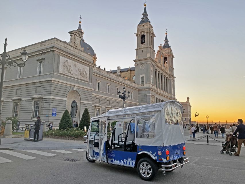 Effortless Madrid Historic Sights Tour by Electric Tuk-Tuk - Royal Palace Area and the Arab Wall: Big Visual Scale in Small Time
