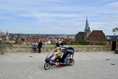 Erfurt: Guided Petersberg Citadel Tour by E-Rickshaw - St. Peter’s Church: Romanesque stop with real viewpoint value