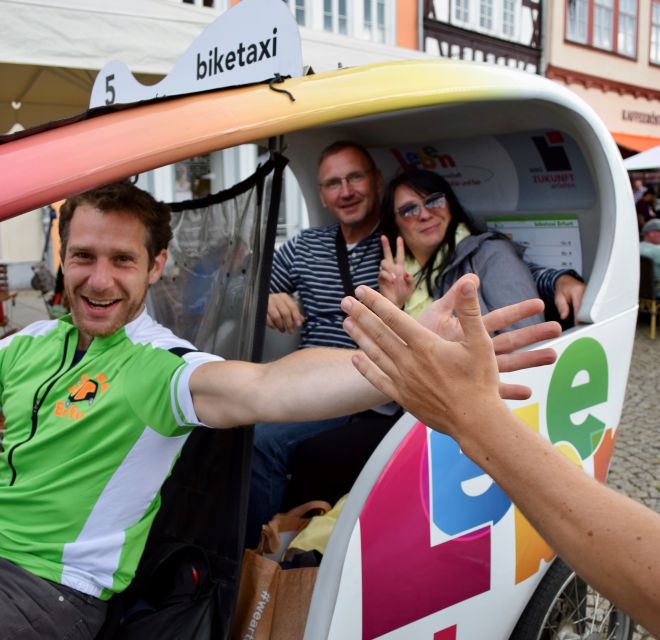 Erfurt: Private Guided Classic Old Town E-Rickshaw Tour - From Fish Market to a Comfortable First View of Erfurt