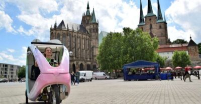 Erfurt: Private Guided Classic Old Town E-Rickshaw Tour - House of Sonneborn and the Waidspeicher: Erfurt’s Past as a Working City
