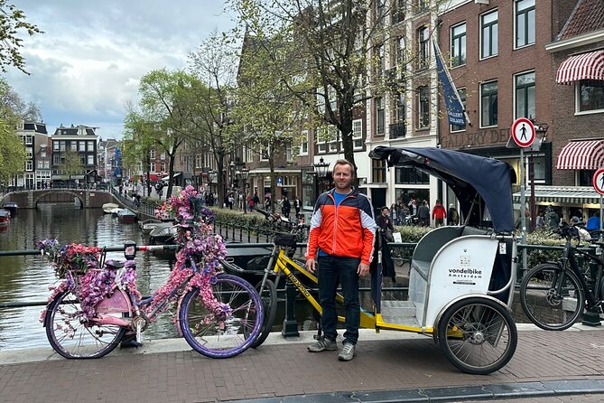 Explore Amsterdam in 75 Minutes – Pedicab Rickshaw City tour - What a pedicab feels like in Amsterdam: comfort, weather, and control