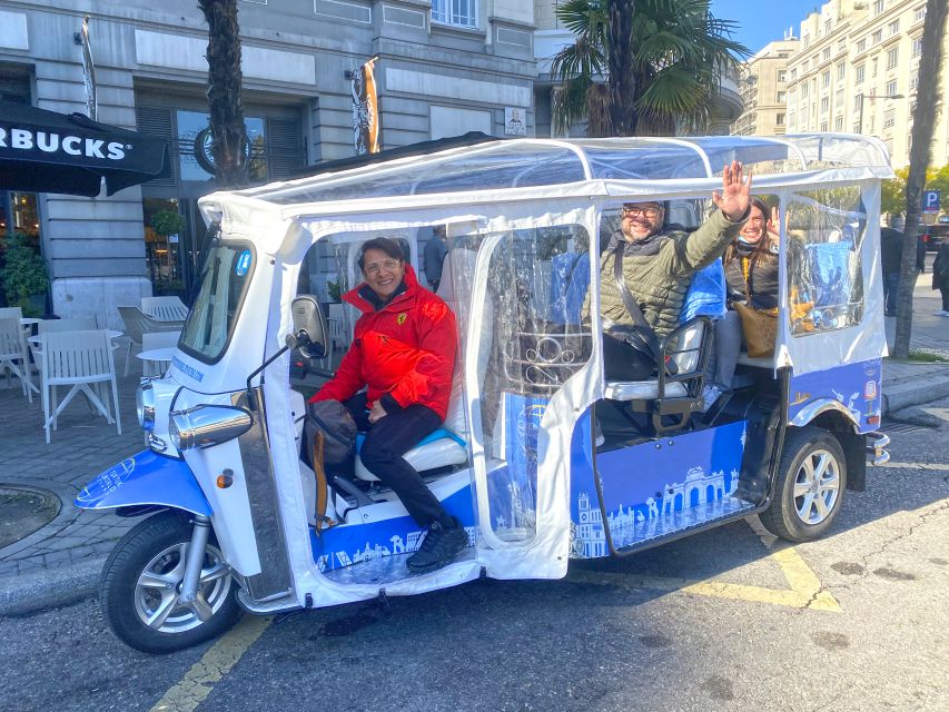Explore Madrid’s Top Sights on an Electric Tuk-Tuk Tour - Royal Palace area and Catedral de la Almudena: grand sights without the long wait