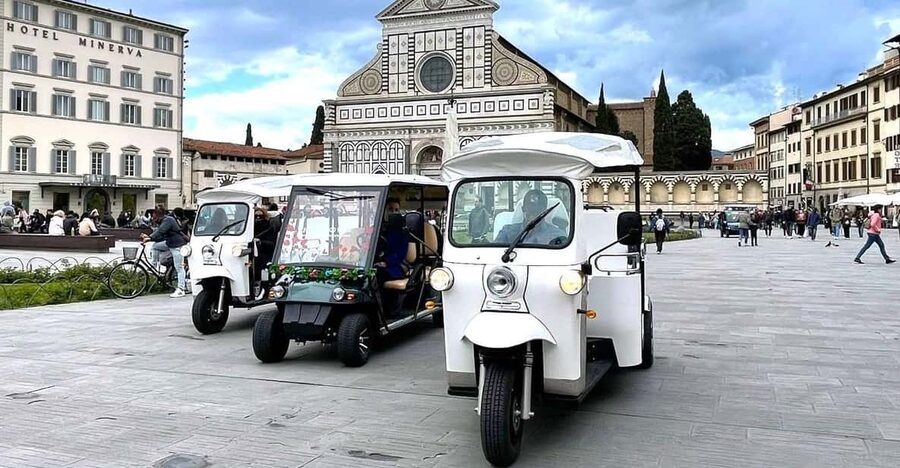 Florence: Electric Tuk-Tuk or Golf Cart City Tour - Key points to know before you go
