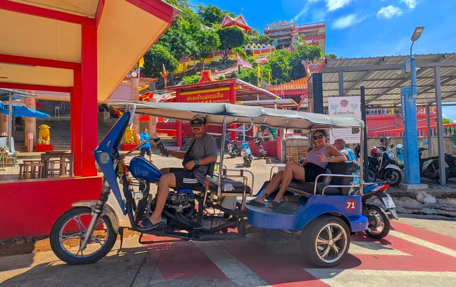 From Bangkok: Day Tour Koh Sichang Island with Tuktuk Tour - The tuktuk skylab: why this “skylab” format works on Koh Sichang