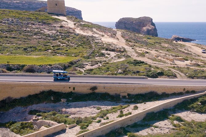 From Malta: Gozo TukTuk Tour with Comino Mini Cruise - Qbajjar Bay and Marsalforn: coastal breaks before Comino