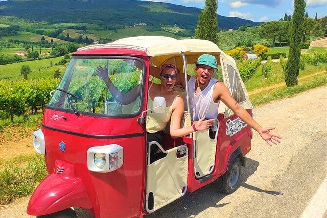 From San Gimignano: Tuscany Wine tour by Tuk Tuk with Lunch - Quick highlights