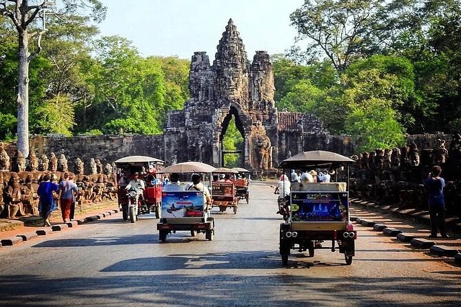 Full Day Angkor Complex by Tuk Tuk - (Optional Sunrise) - Stop 1: Angkor Wat at sunrise (the towers, bas-reliefs, and the “why”)
