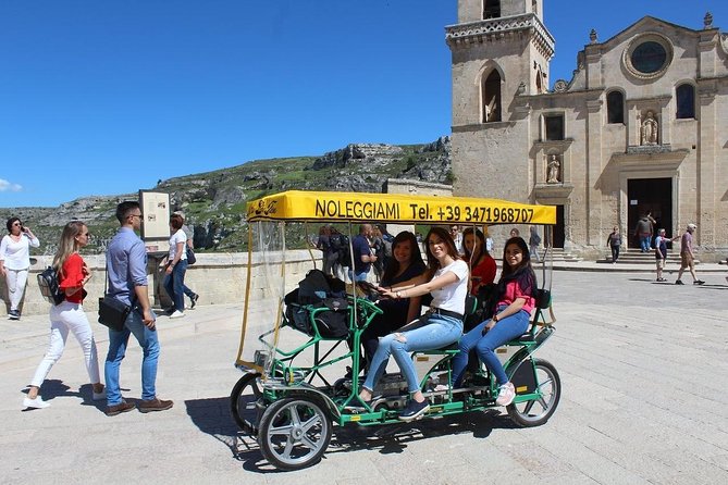 Grand Tour of the Stones in Electric Rickshaw - Sasso Barisano Viewpoint: The Gravina Stream Gorge Moment