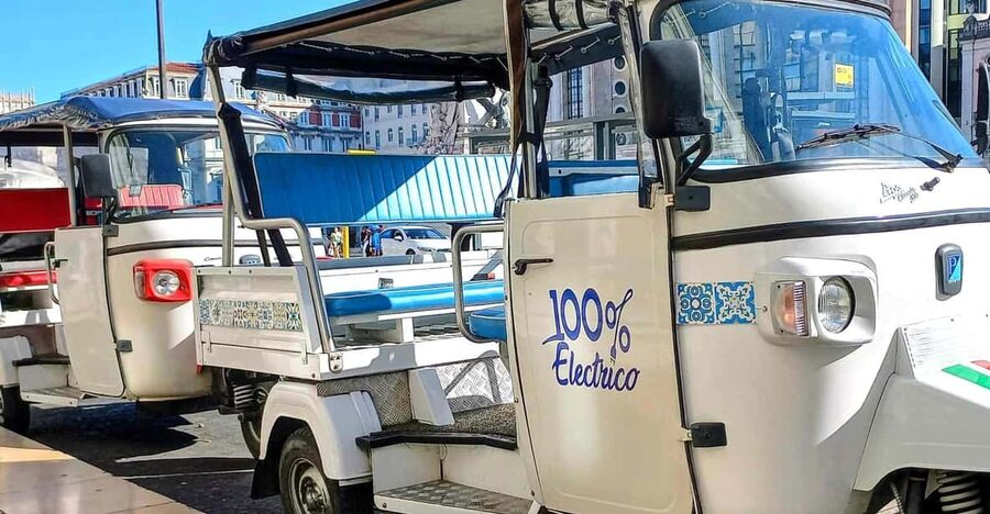 Guided Electric Piaggio Tuk-Tuk Tour of Historic Lisbon - Electric Piaggio tuk-tuk comfort: easy Lisbon, no tram wrangling