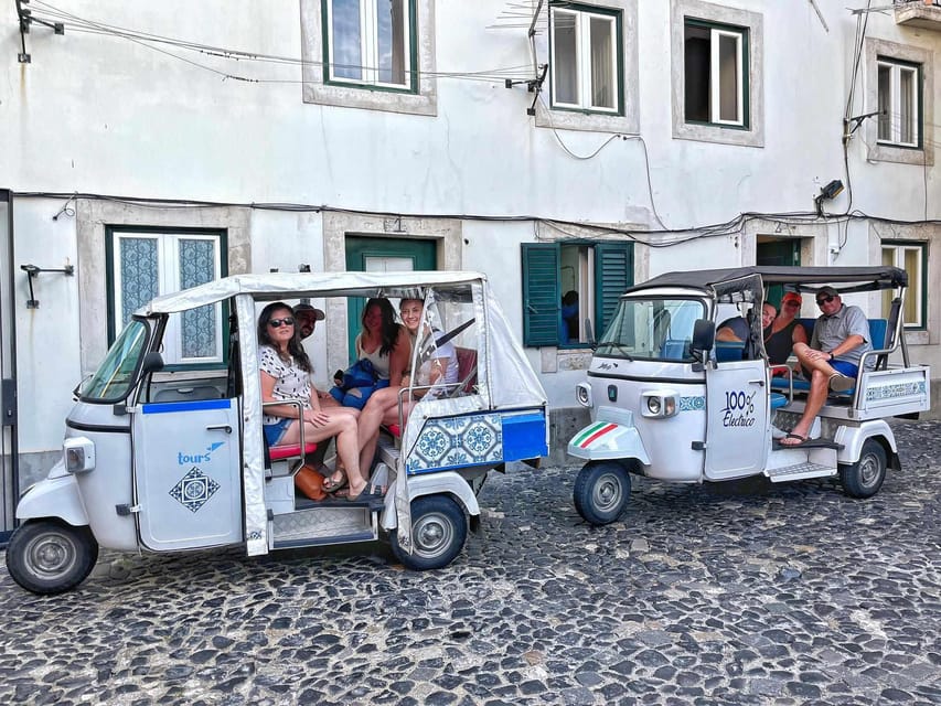 Guided Electric Piaggio Tuk-Tuk Tour of Historic Lisbon - What’s included vs what costs extra